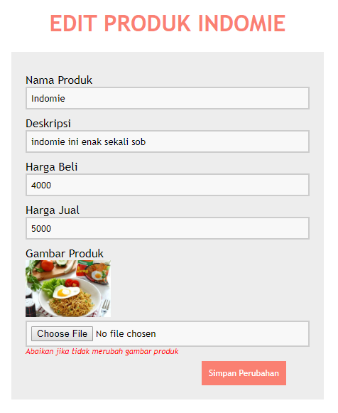 edit crud php
